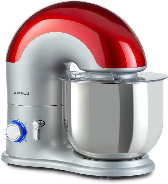 Keukenmachine - Mixer Kom - Bakken En Koken - Planetair Mengsysteem - 7 Liter Kom - Zilver