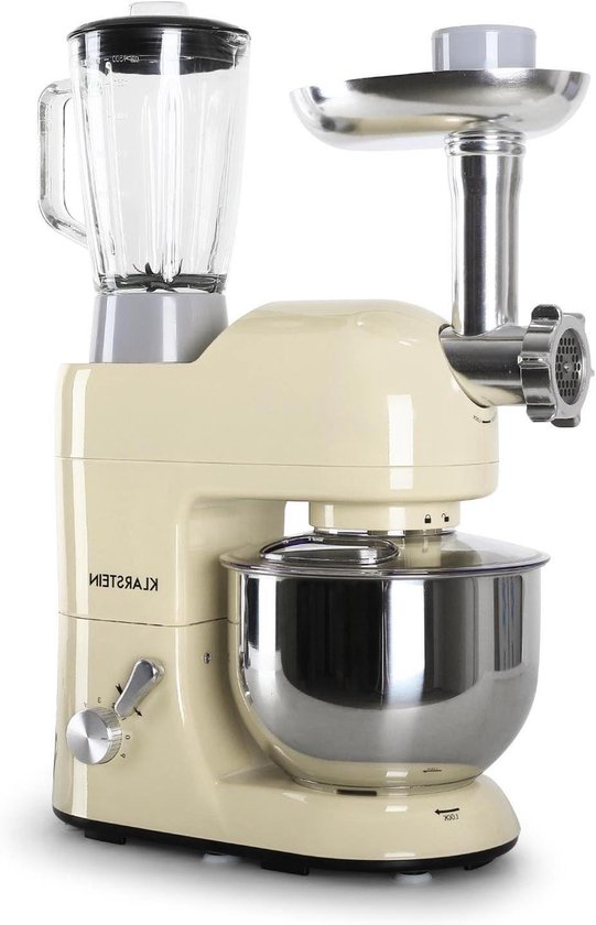 Keukenmachine - Mixer Machine - Bakken en Koken - Zelfnivellerend - 1.5 Liter - Crème van Merkloos