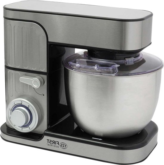 Keukenmachine - Mixer Staande - Bakken en Koken - 1300 Watt Kracht - 5 Liter Kom - Grijs