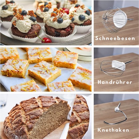 Keukenmachine MUM Serie 2 – 700W – Compact En Krachtig – Wit Design – Veelzijdige Functies – Ideaal Voor Bakken En Koken van Bosch