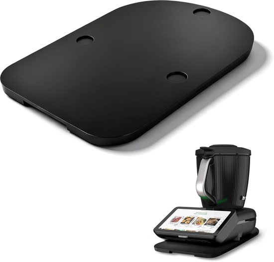 Keukenmachine Plank - Rolplank Accessoire - Apparaat Verplaatsen - Soepel Schuivend - 41x31 cm - Zwart van Merkloos