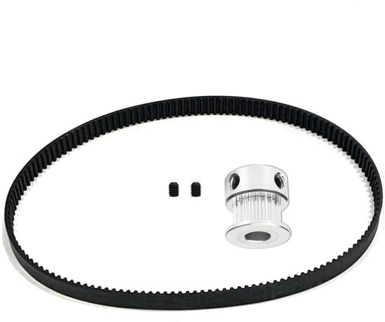 Keukenmachine Riem - Transmissieriem Tandwiel - Vervangen Versleten Onderdeel - Slijtvast Hittebestendig - 500 g - Zwart