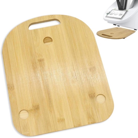 Keukenmachine Rolplank - Mobiele Keukenmachine - Keuken Werkblad - Massief Eiken Hout - 38x31cm - Natuurlijk Hout