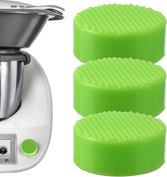 Keukenmachine Schakelaar - Stofhoes Bescherming - Schoon Keukengerei - Oliebestendig Siliconen - 3.5cm x 3.5cm - groen van Merkloos