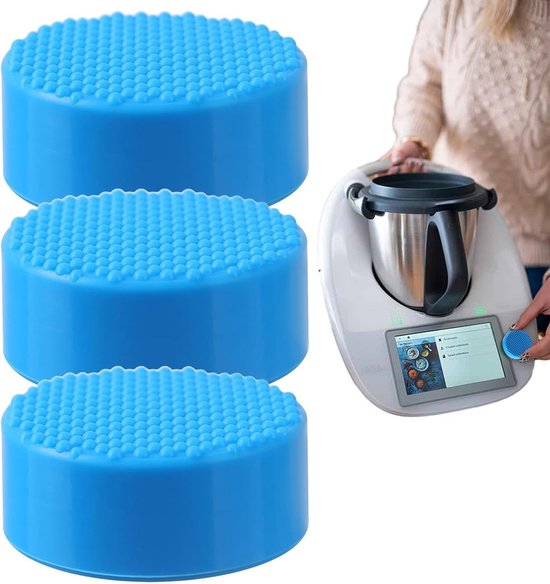 Keukenmachine Schakelaarhoes - Beschermhoes Knoppen - Apparaat Beschermen - Duurzaam Siliconen Materiaal - 315 Inch Diameter - Blauw
