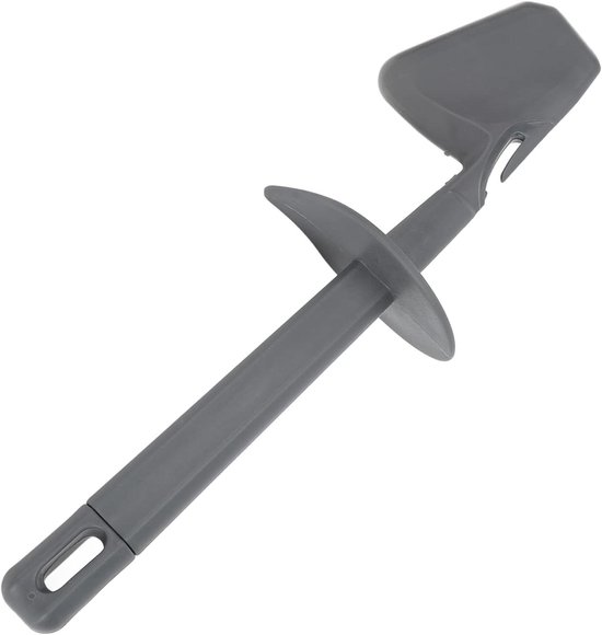 Keukenmachine Schraper - Spatel Accessoire - Voedsel Mengen - Hittebestendig Siliconen - 297 cm Lengte - Grijs van Merkloos