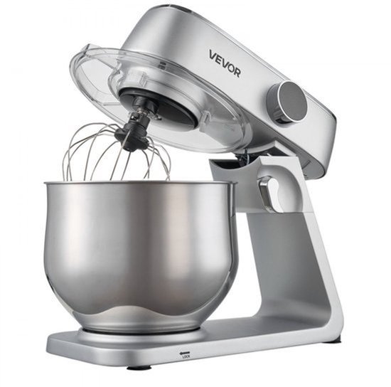 Keukenmachine Staande Mixer - 1800 W Vermogen - 7,4 L Roestvrijstalen Kom - 10 Snelheden - ABS Materiaal - Voor Bakken En Mixen