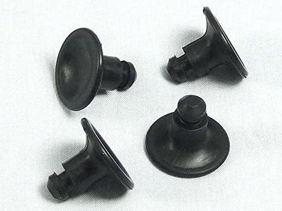 Keukenmachine Voetjes - Antislip Voetjes - Stabiel Koken - Origineel Vervangingsonderdeel - 2.5 cm - Zwart