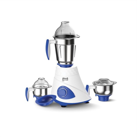 Keukenmixer 750W - Krachtige Blender - Ingrediënten Mengen - Roestvrijstalen Containers - 3 Snelheden - Blauw
