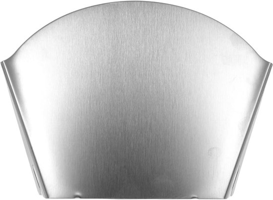 Keukenmixer Accessoire - Giet Schild - Bakken Ingrediënten - Roestvrijstaal Ontwerp - 17.5 cm Lengte - Zilver