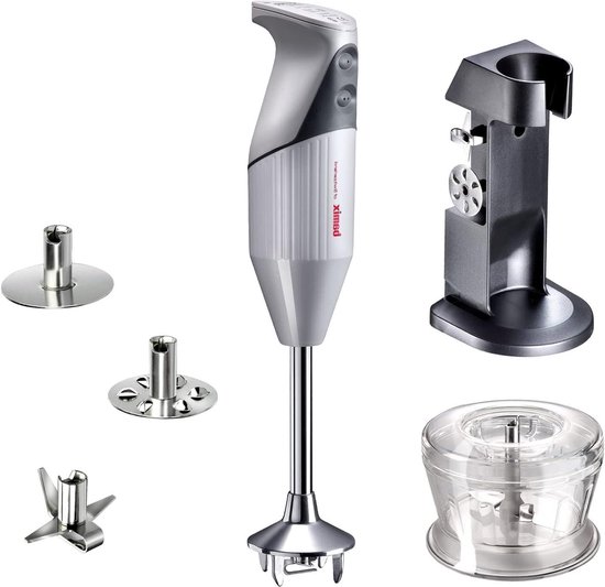 Keukenmixer - Handblender - Maaltijden Bereiden - Krachtige 200W Motor - 1.8 Kilogram - Wit Lichtgrijs