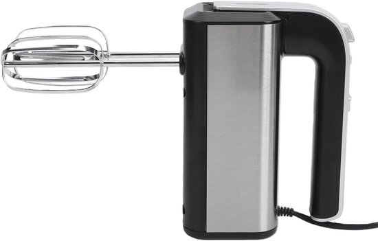 Keukenmixer - Handmixer Elektrisch - Bakken Cakes - Verstelbare Snelheid - 13.5x8x19.5 cm - Zilver