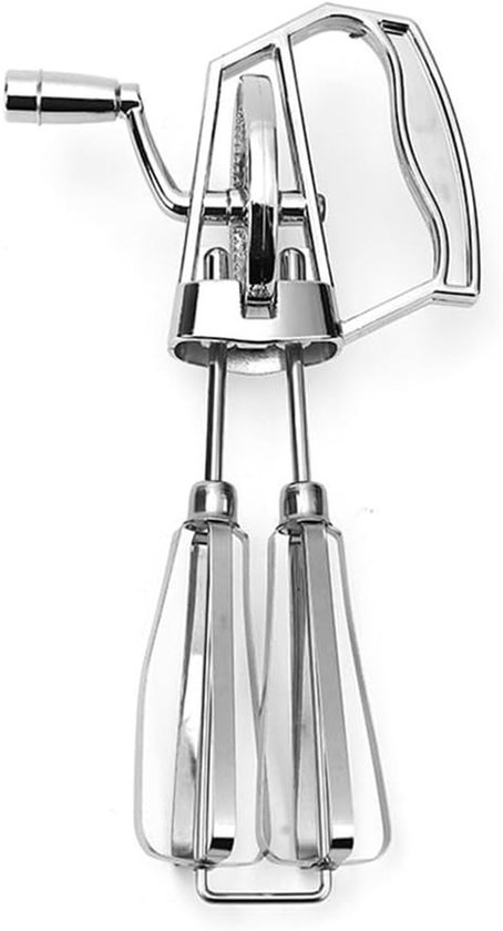 Keukenmixer - Handmixer roestvrijstaal - Moeiteloos mengen - Instelbare snelheden - 31 x 95 cm - Zilverkleurig