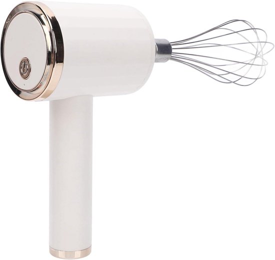 Keukenmixer met hakker - Eierklopper - Bakken en koken - Verstelbare snelheid - 20 x 10 cm - Wit