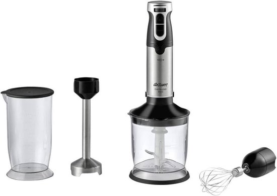 Keukenmixer Set - Staafmixer - Smoothies Maken - Krachtige Motor - 700ml Kan - Zwart