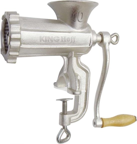Kinghoff 1428 - Gietijzeren vleesmolen - maat 10 van Kinghoff