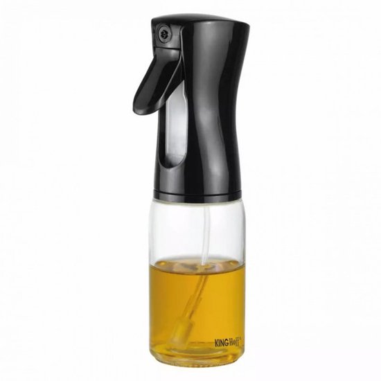 Kinghoff Serie - Keukenspuit Voor Azijn En Olie - Roestvrij Staal - Glas van Merkloos