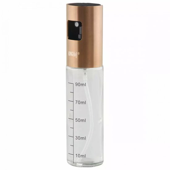 Kinghoff - Serie - Olie- en Azijnsprayer - 100 ml - Glas en RVS van Merkloos