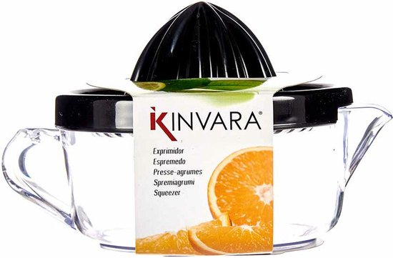 Kinvara Sinaasappelpers - zwart 17 x 12 x 10 cm - Jus d'orange perser van Merkloos