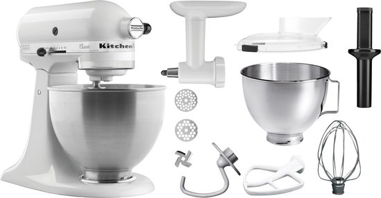 KitchenAid 5K45SSEWH - Wit - 4,28L - A150097 - Horeca & Professioneel van KitchenAid