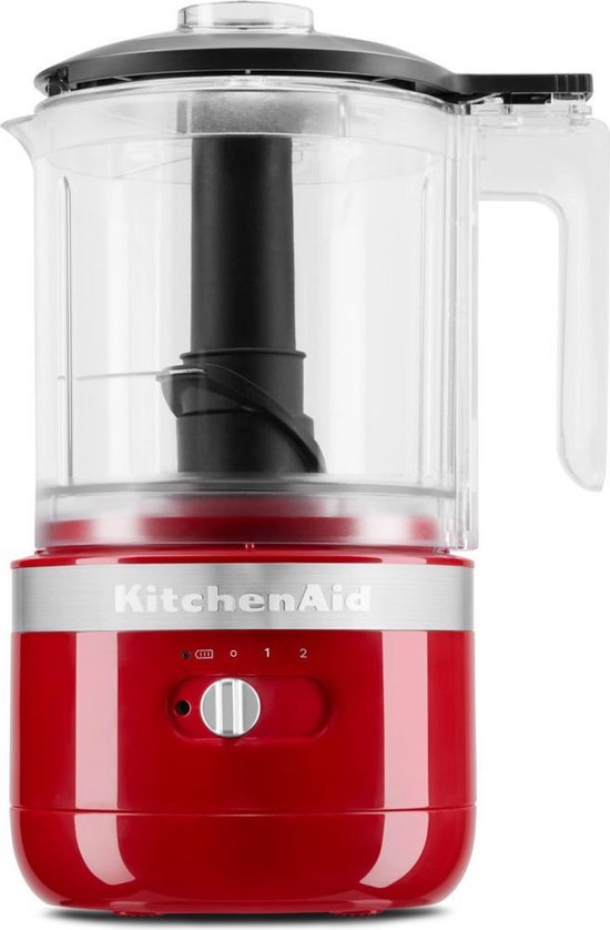 KitchenAid 5KFCB519EER elektrische hakmolen 1,19 l 24 W Transparant, Rood van KitchenAid