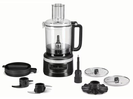 KitchenAid 5KFP0921EBM - Foodprocessor - Mat Zwart- 2.1 L - 250 W van Merkloos
