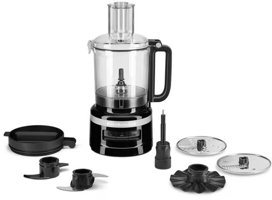 KitchenAid 5KFP0921EOB - Foodprocessor - Zwart - 2.1 L - 250 W van Merkloos