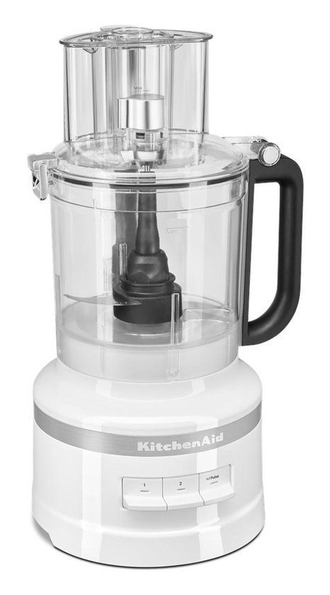 KitchenAid 5KFP1318EWH keukenmachine 500 W 3,1 l Zwart, Roestvrijstaal, Transparant, Wit van KitchenAid