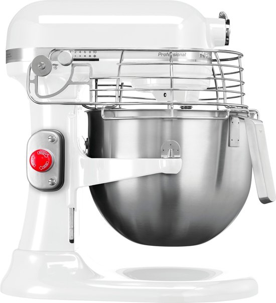 KitchenAid 5KPM5XEWH Wit - 6,9L A1500510 - Horeca & Professioneel van Merkloos