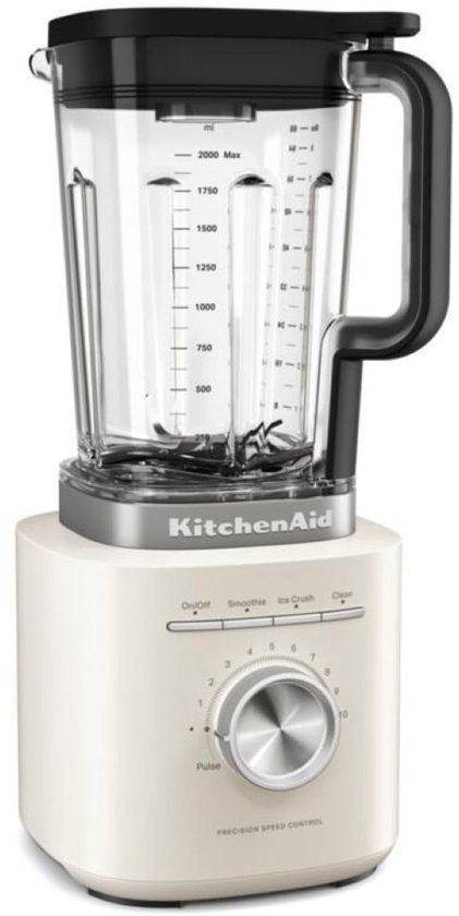 KitchenAid 5KSB2073EPL Pure Power Blender 2L Porcelein wit van KitchenAid