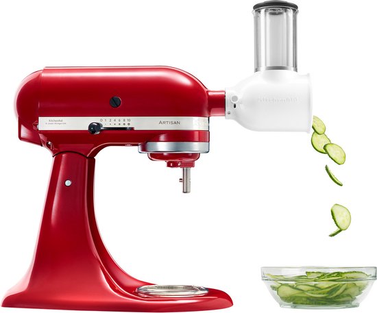 KitchenAid 5КСМ125ЕЕР+5КСМВСА keukenmachine 300 W 4,83 l Rood