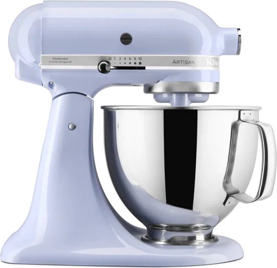 KitchenAid 5KSM125ELR - Keukenmachine - 4.8L - Lavender cream van KitchenAid
