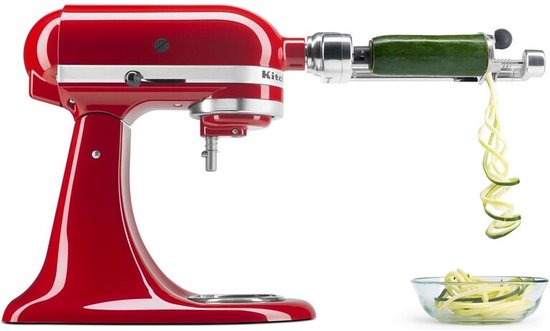 KitchenAid 5KSM1APC - Spiraalsnijder - Hulpstukkenset - Vaatwasserbestendige messen van Merkloos