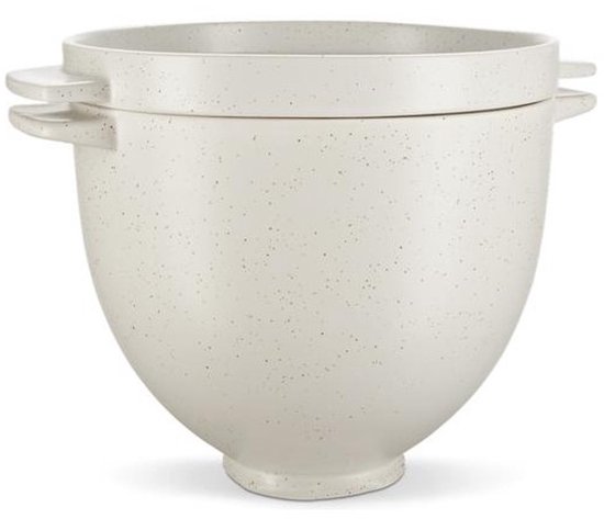 KitchenAid 5KSM2CB5BGS - Broodkom met Bakdeksel - 4,7 L - Wit van Merkloos