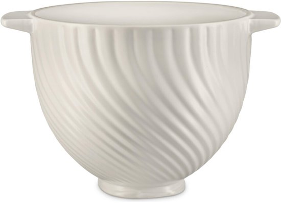 KitchenAid 5KSM2CB5MR - Mengkom - Keramisch - 4.7 L - Porcelein Wit van Merkloos