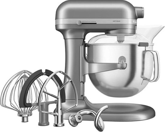 KitchenAid 5KSM70SHXECU keukenmachine 375 W 6,6 l Zilver van KitchenAid