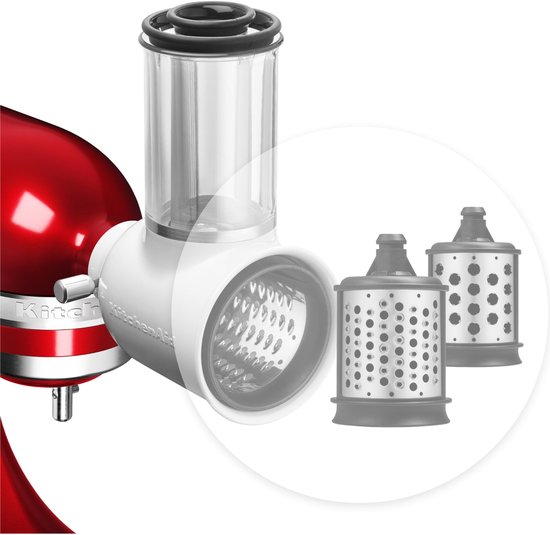 KitchenAid 5KSMEMVSC - Trommelraspset - Groente Snijder en Rasp