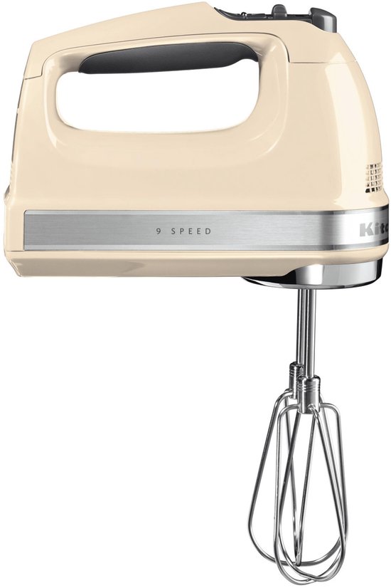 KitchenAid Artisan 5KHM9212EAC - Handmixer - 85 W - Amandelwit - 9 Snelheden van Merkloos