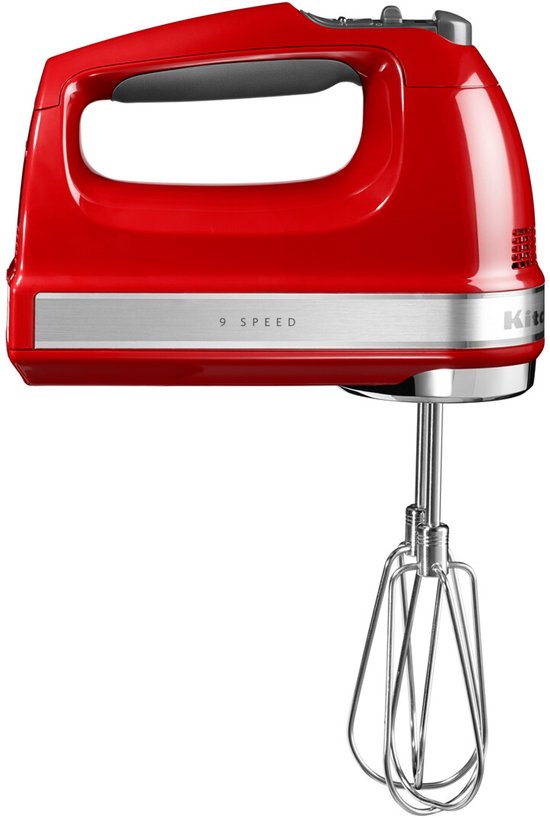 KitchenAid Artisan 5KHM9212EER - Handmixer - 85 W - Keizer Rood - 9 Snelheden van Merkloos