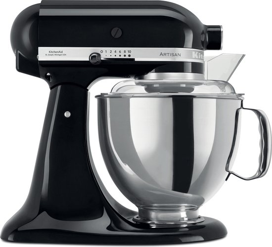 Kitchenaid Artisan 5KSM175PSEOB - Keukenrobot 4,8 L - Onyx Zwart van KitchenAid