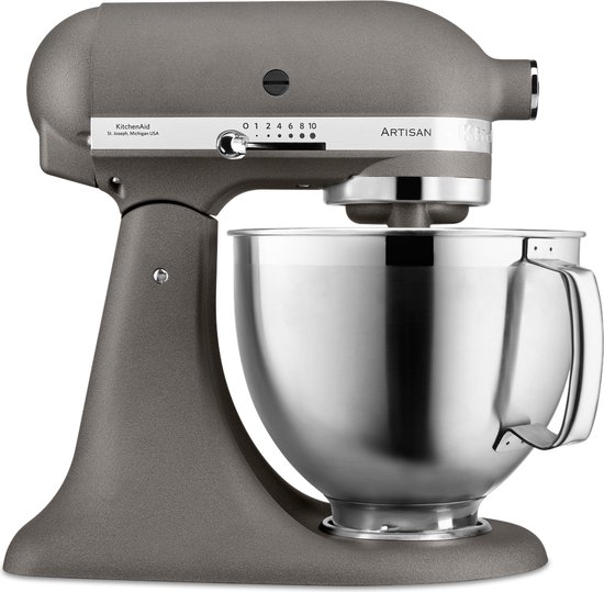KitchenAid Artisan 5KSM185PS keukenmachine 300 W 4,8 l Grijs van KitchenAid