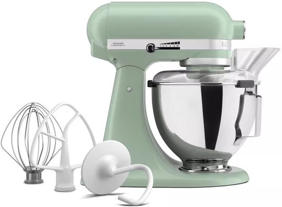 Kitchenaid Artisan 5KSM95PSEDC - Keukenmachine - 4,3L - Groen - 3 Menghaken