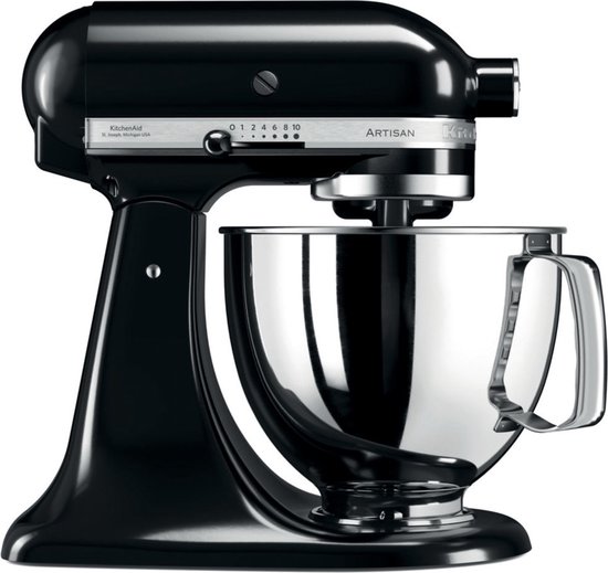 KitchenAid Artisan KSM175PSEOB - Keukenmachine - Onyx zwart van KitchenAid
