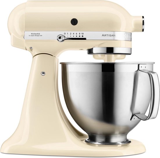 Kitchenaid Artisan KSM185 standmixer amandelwit van KitchenAid