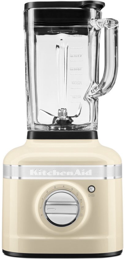KitchenAid Blender - Artisan - Glazen kan van 1,4 L - 1200W - Smoothie maker - Almond Cream van KitchenAid