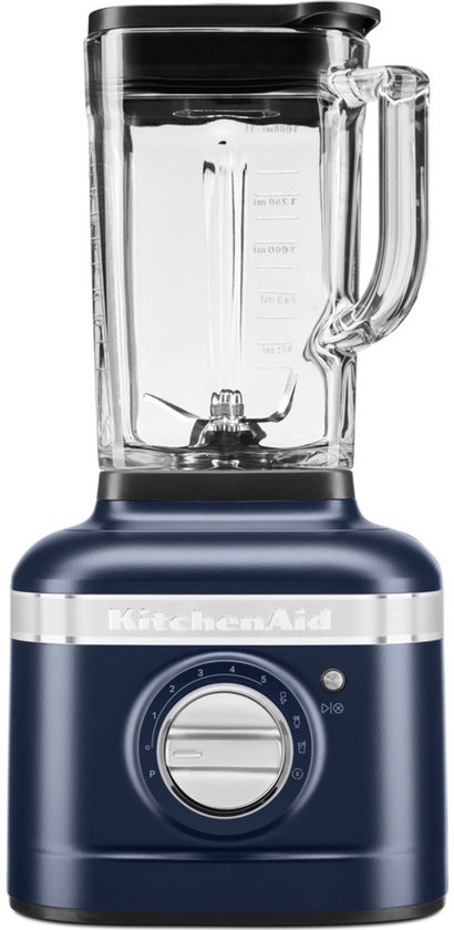 KitchenAid Blender - Artisan - Glazen kan van 1,4 L - 1200W - Smoothie maker - Inkt blauw van KitchenAid