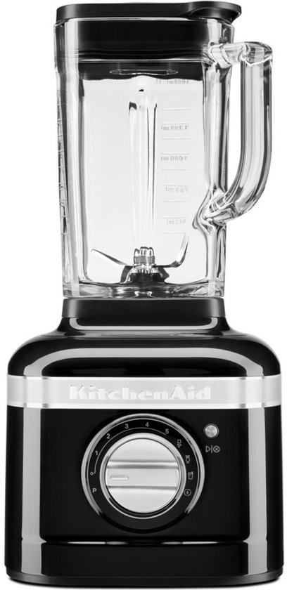 KitchenAid Blender - Artisan - Glazen kan van 1,4 L - 1200W - Smoothie maker - Onyx Zwart van KitchenAid