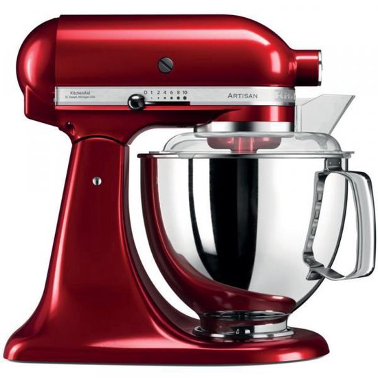 KitchenAid Keukenrobot - Keukenmachine Artisan met extra accessoires - 4,8 L, Rood van KitchenAid