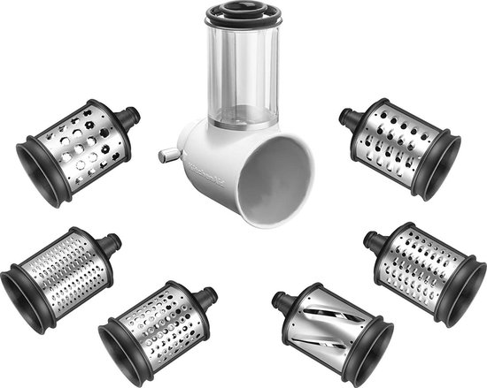 KitchenAid KSMVSA+KSMEMVSC groentesnijder set - Set van 7 van Merkloos
