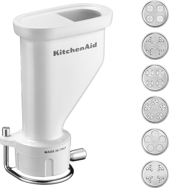 KitchenAid Pastapers accessoire met 6 vormen - 5KSMPEXTA van KitchenAid